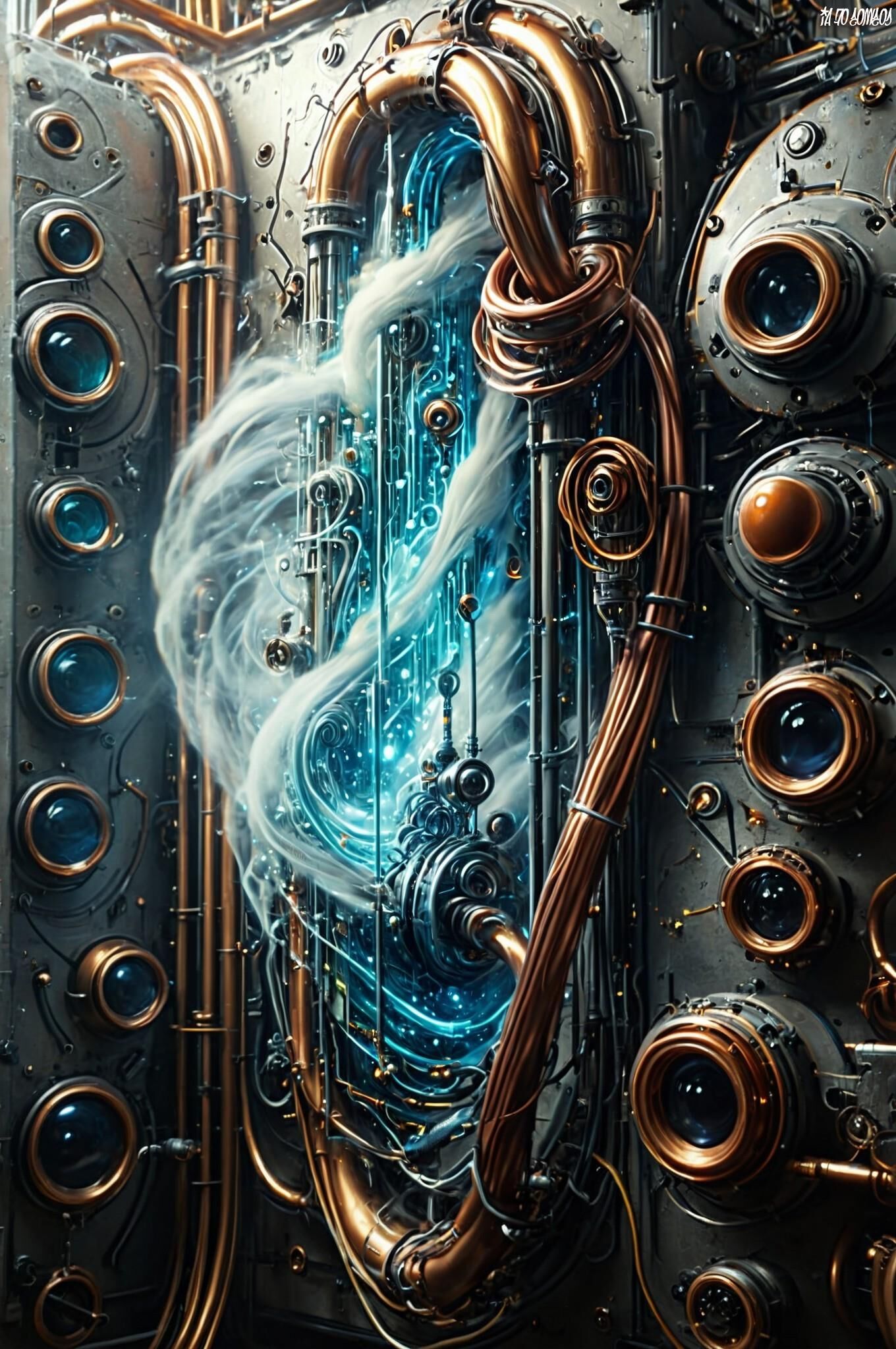 Obra de arte Cosmos Of Ai 0017 (Steampunk)