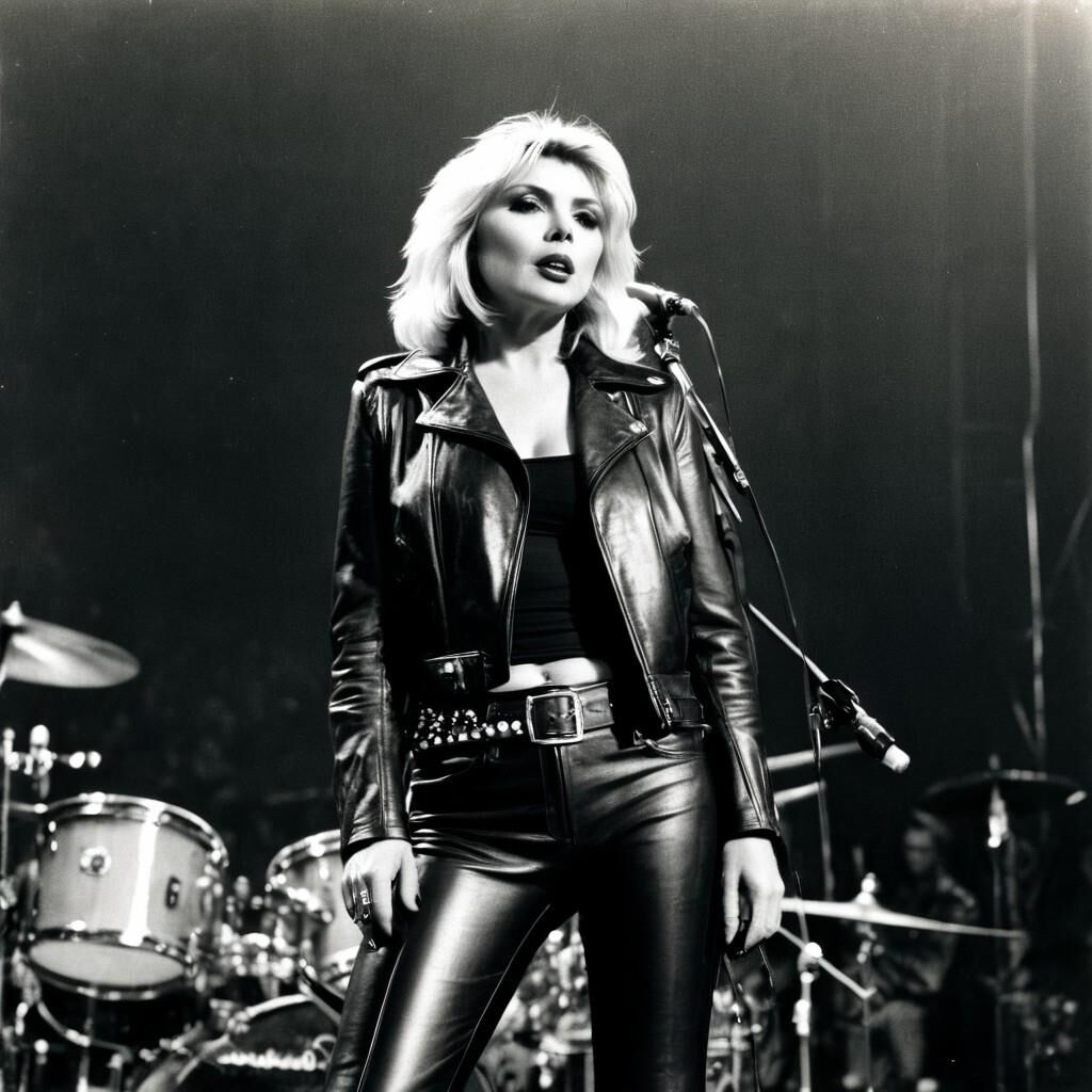 K.I. Debbie Harry in Leder