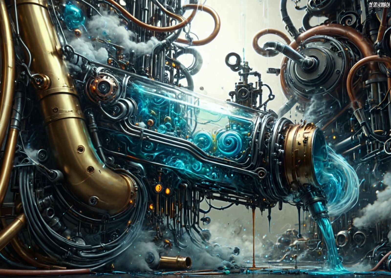 Obra de arte Cosmos Of Ai 0017 (Steampunk)