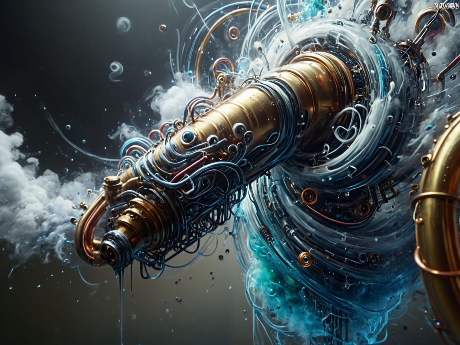 Obra de arte Cosmos Of Ai 0017 (Steampunk)