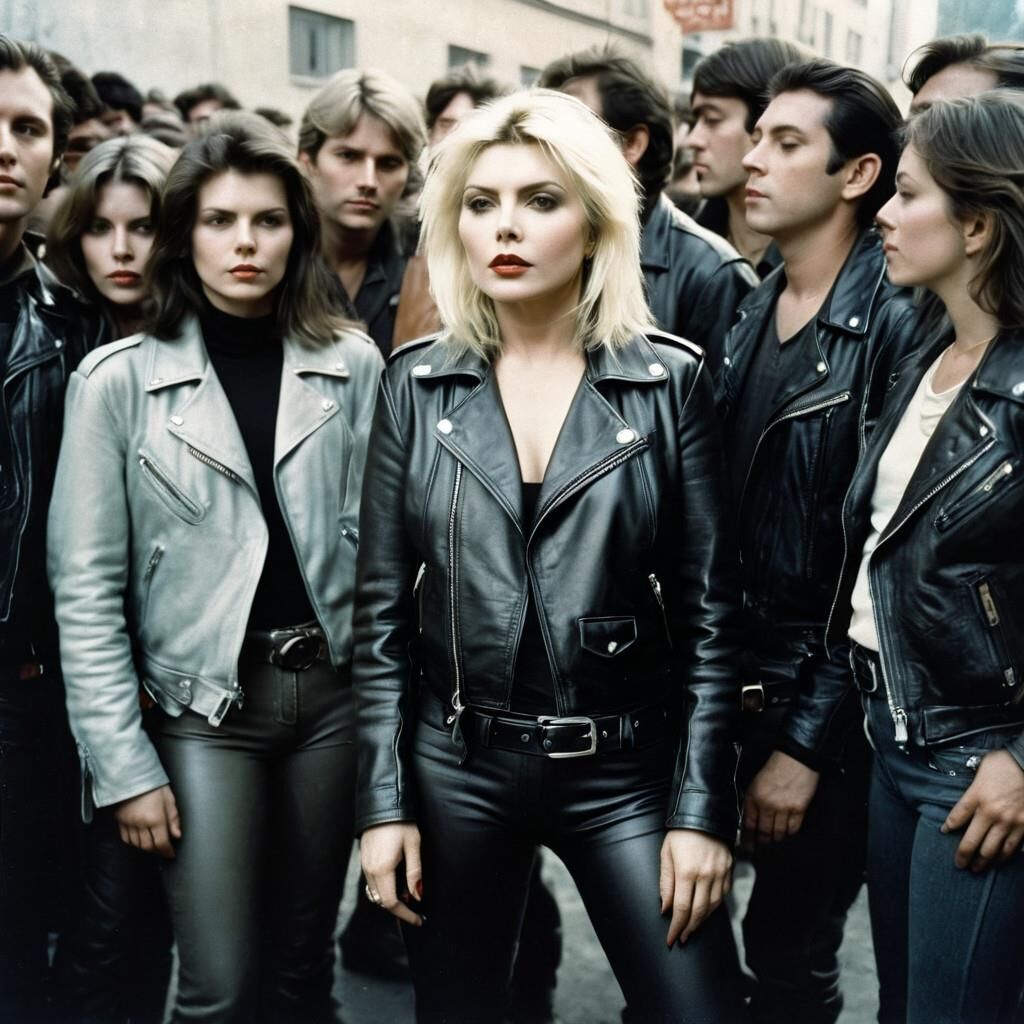 K.I. Debbie Harry in Leder