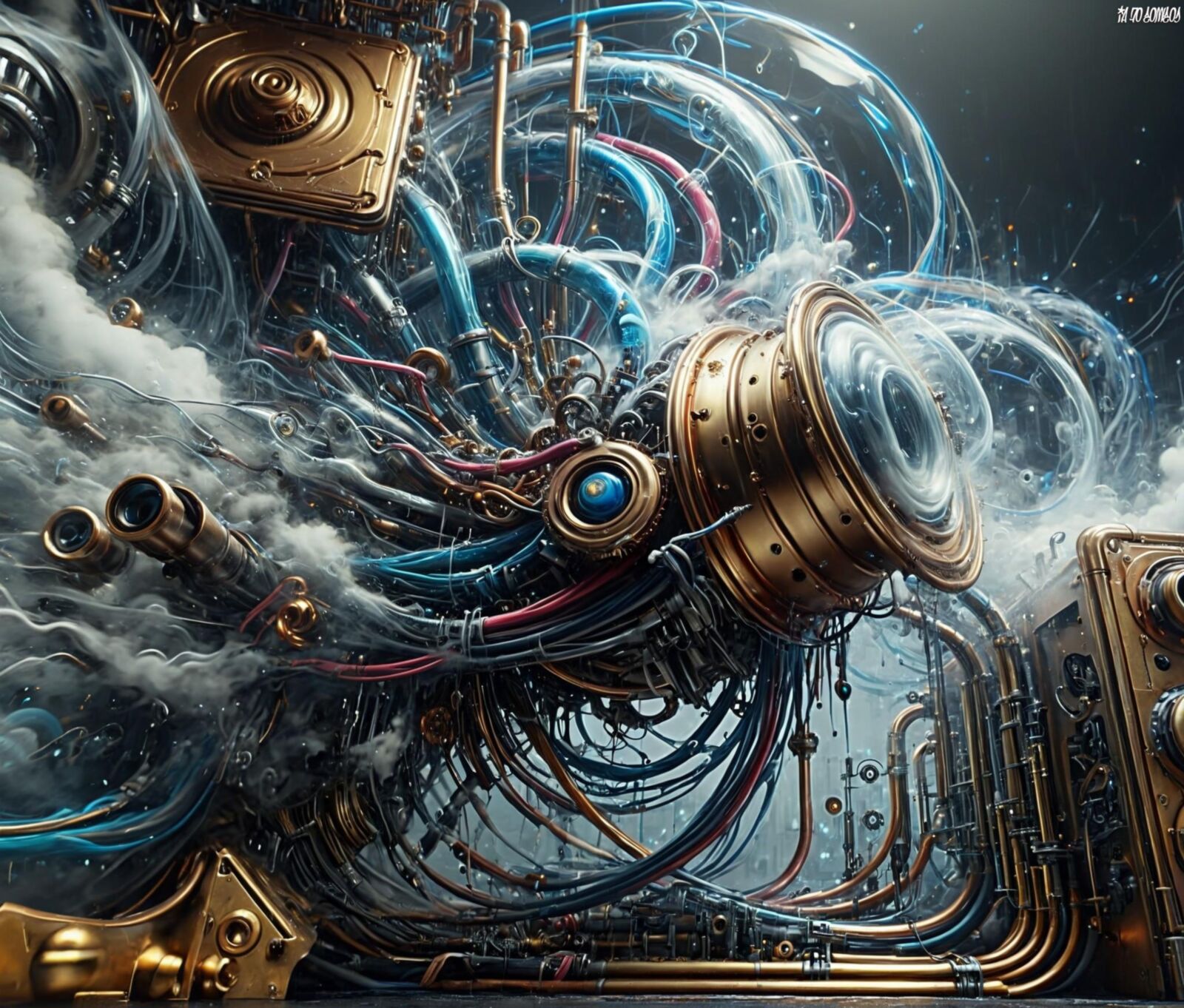 Obra de arte Cosmos Of Ai 0017 (Steampunk)