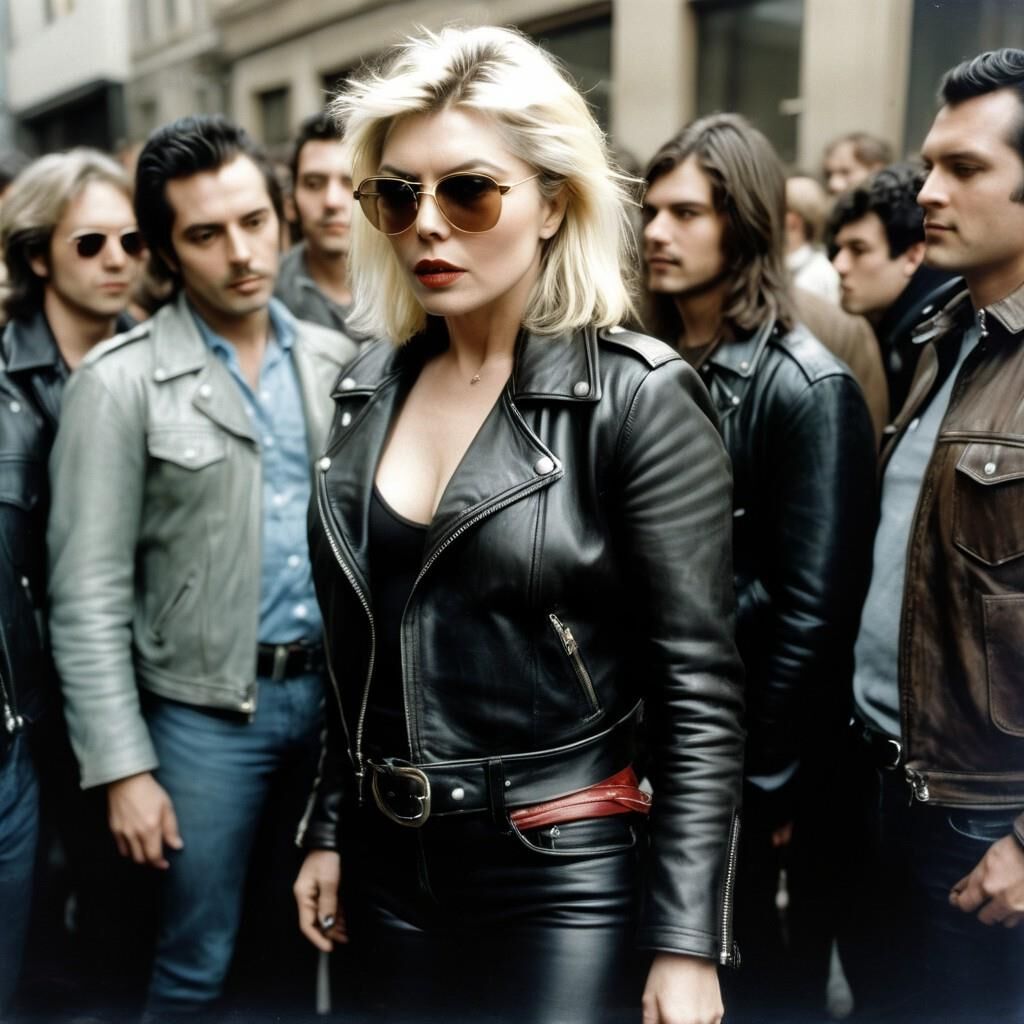 K.I. Debbie Harry in Leder