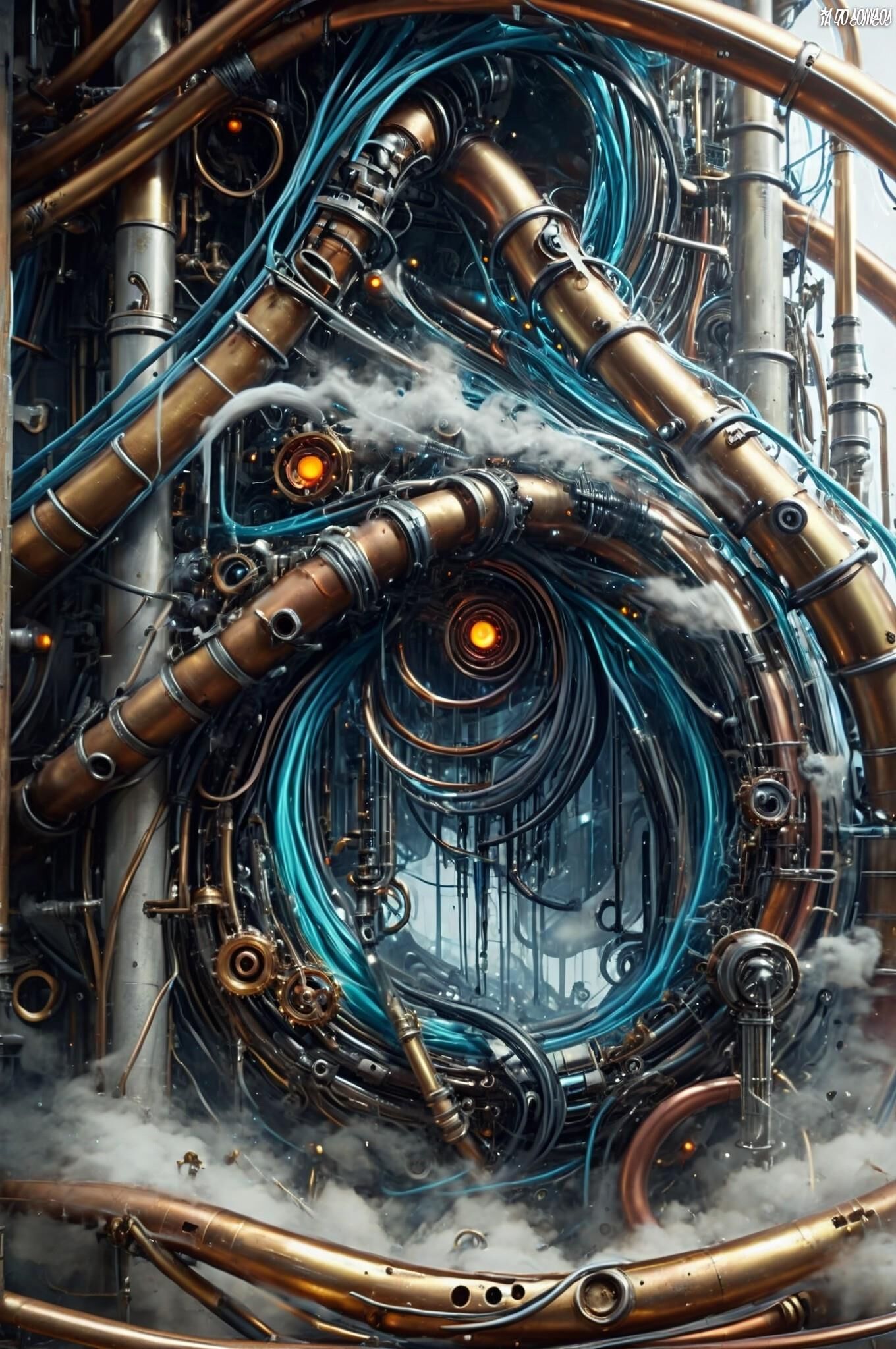 Obra de arte Cosmos Of Ai 0017 (Steampunk)