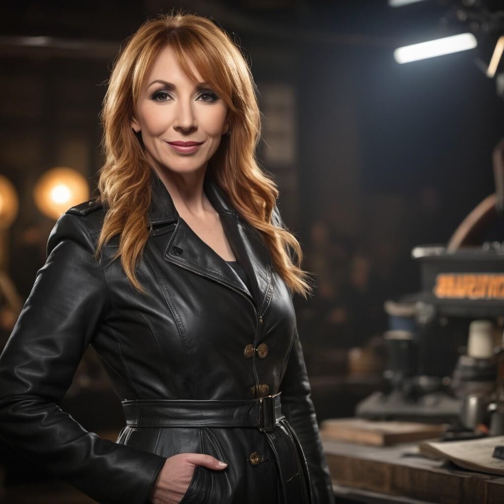 IA Kari Byron em couro