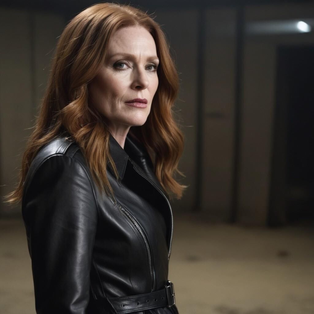 A.I. Julianne Moore dans Cuir