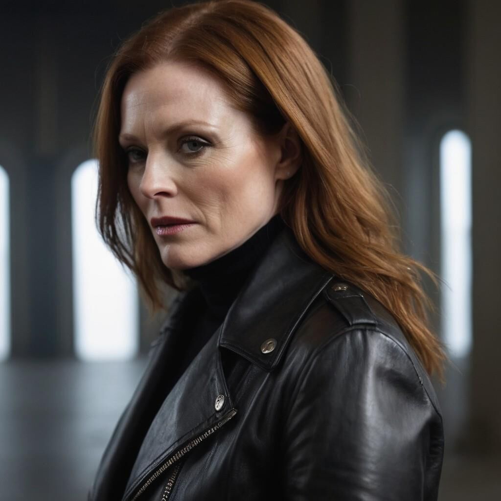 A.I. Julianne Moore dans Cuir