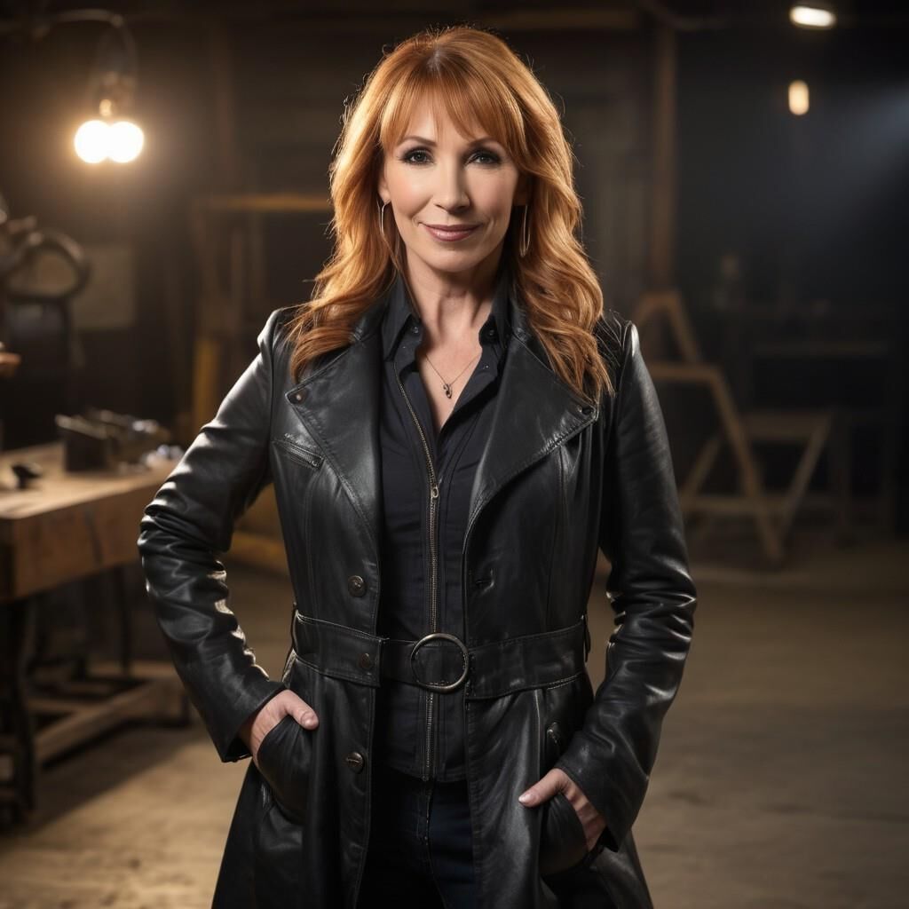 IA Kari Byron em couro