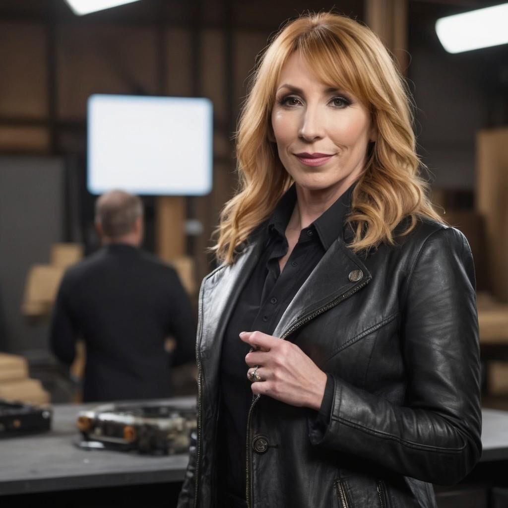 IA Kari Byron em couro