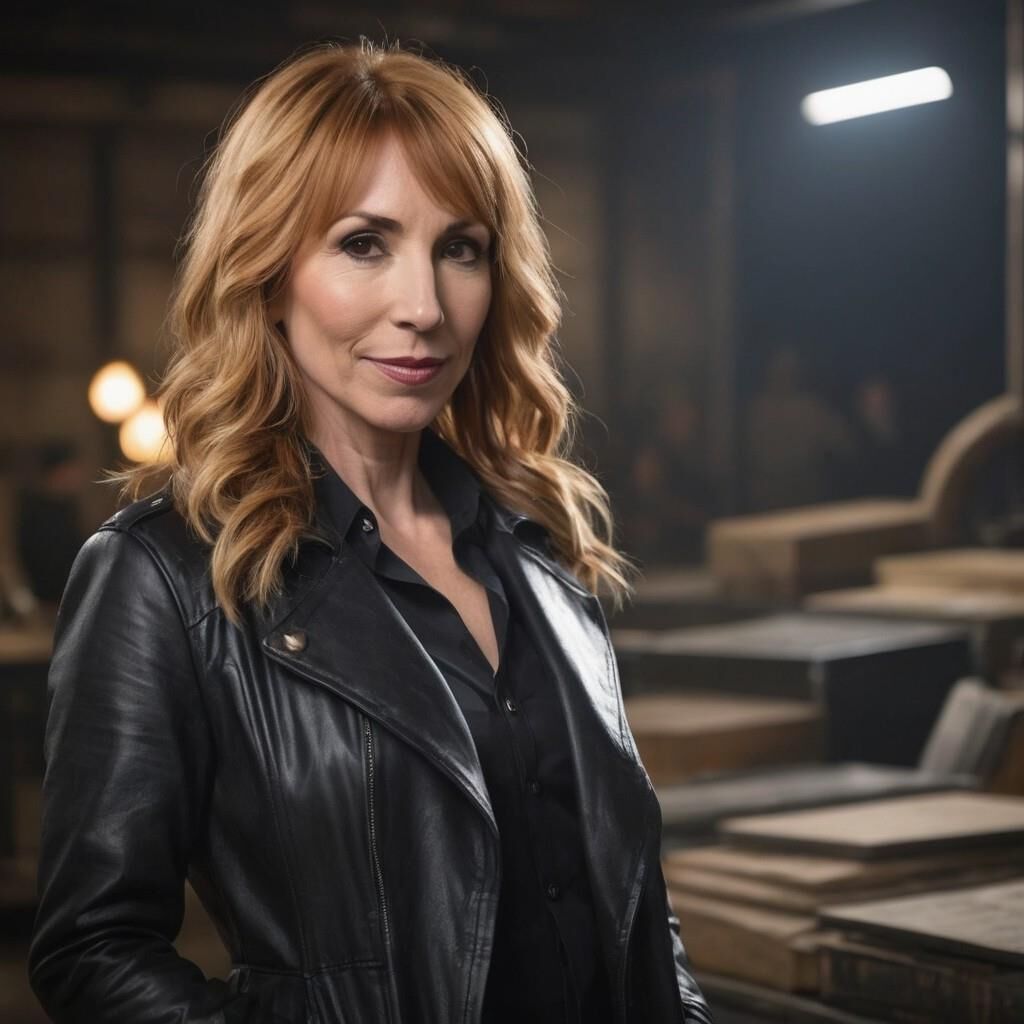 IA Kari Byron em couro