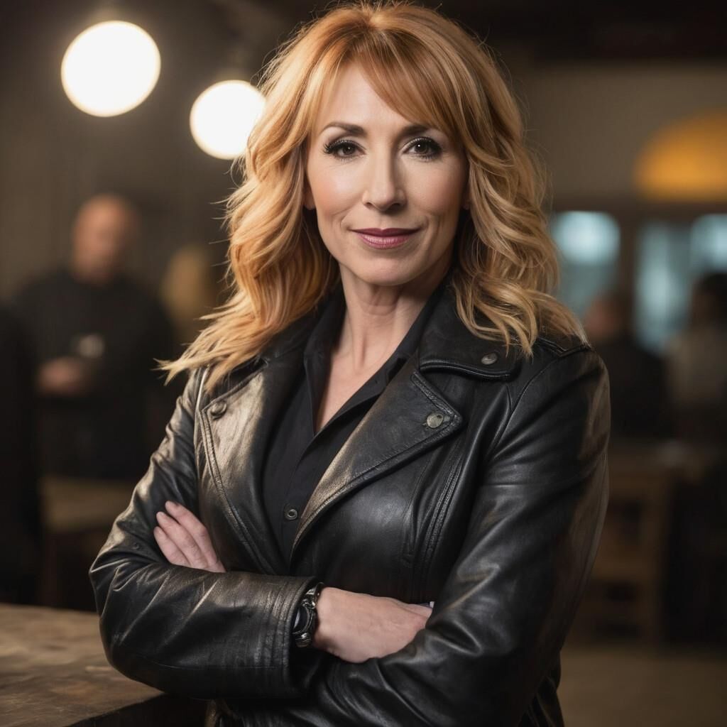 IA Kari Byron em couro