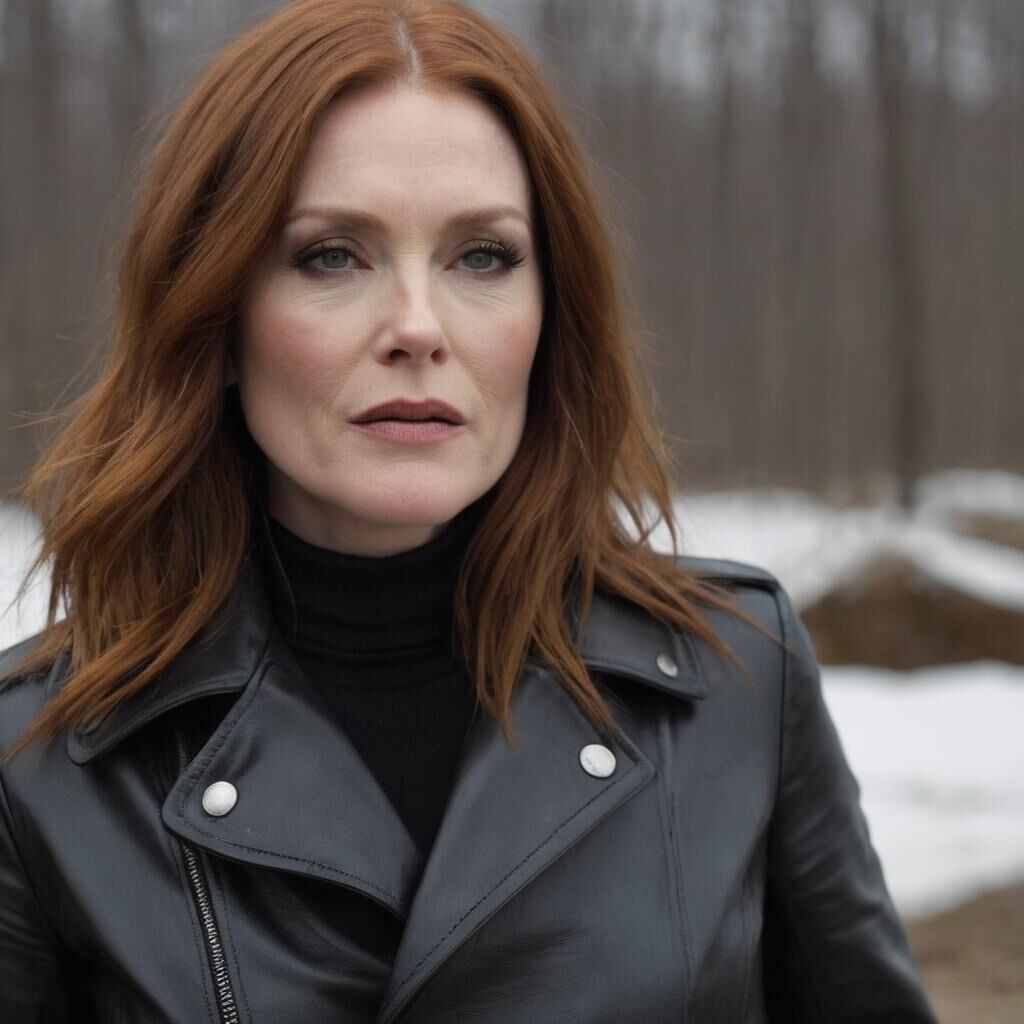 A.I. Julianne Moore dans Cuir