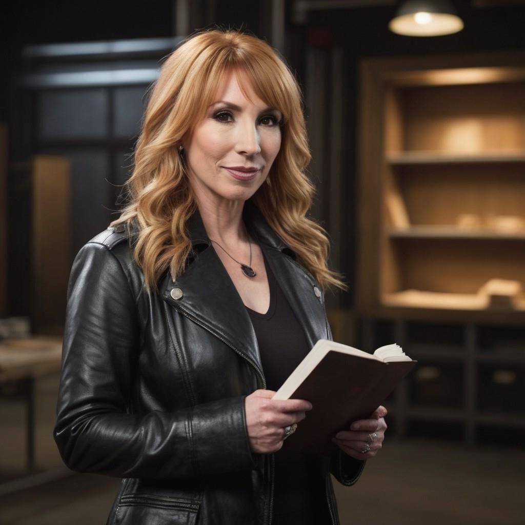 IA Kari Byron em couro