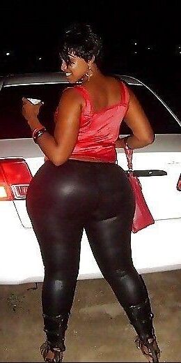 Big booty mulheres negras em couro