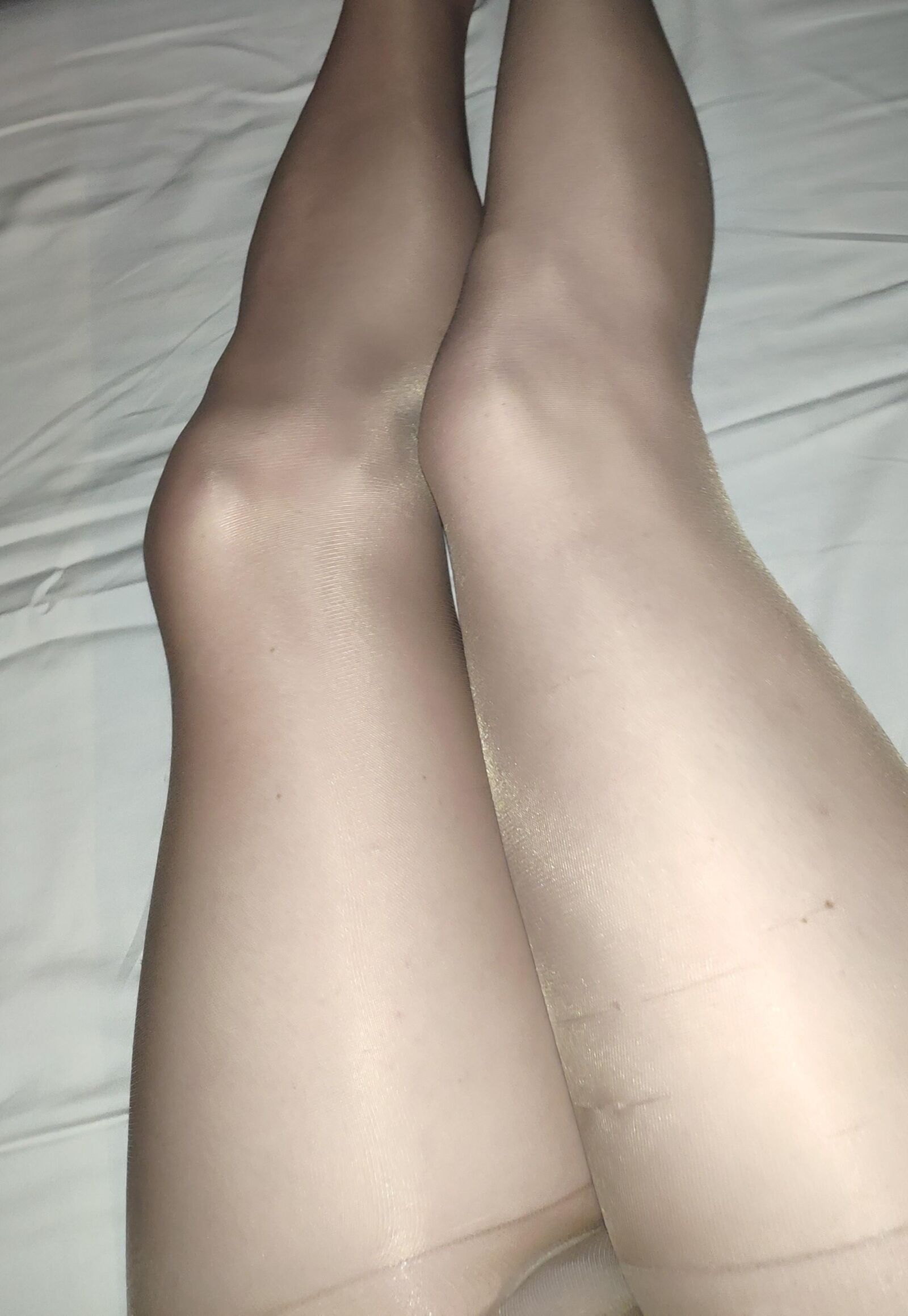 My legs in pantyhose