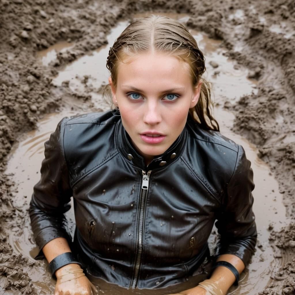 A.I. Mudgirl in Leder