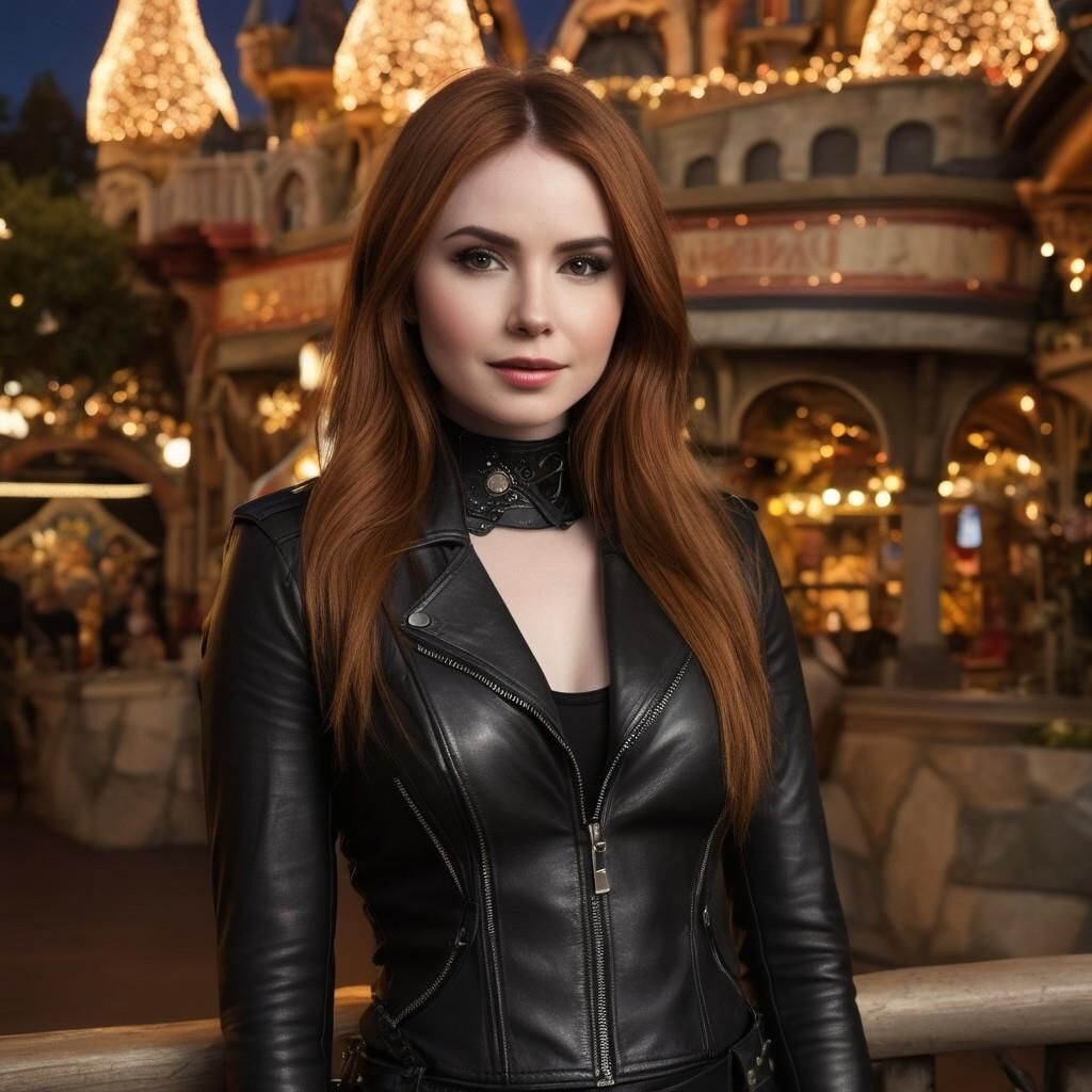 A.I. Karen Gillan en cuir