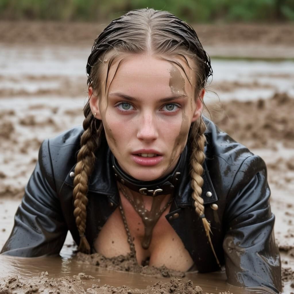 A.I. Mudgirl in Leder