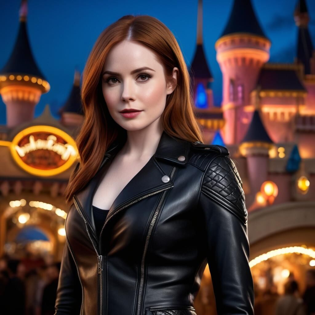 A.I. Karen Gillan en cuir