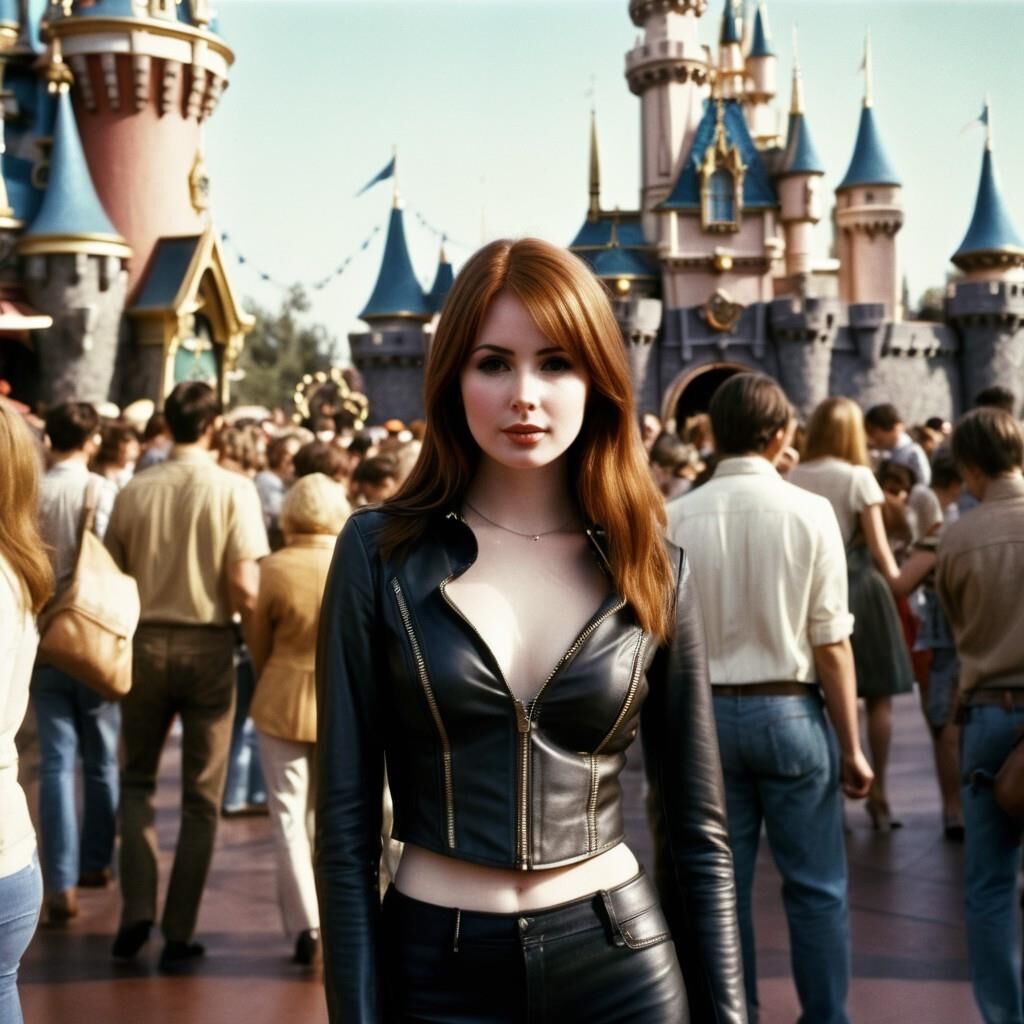 A.I. Karen Gillan en cuir