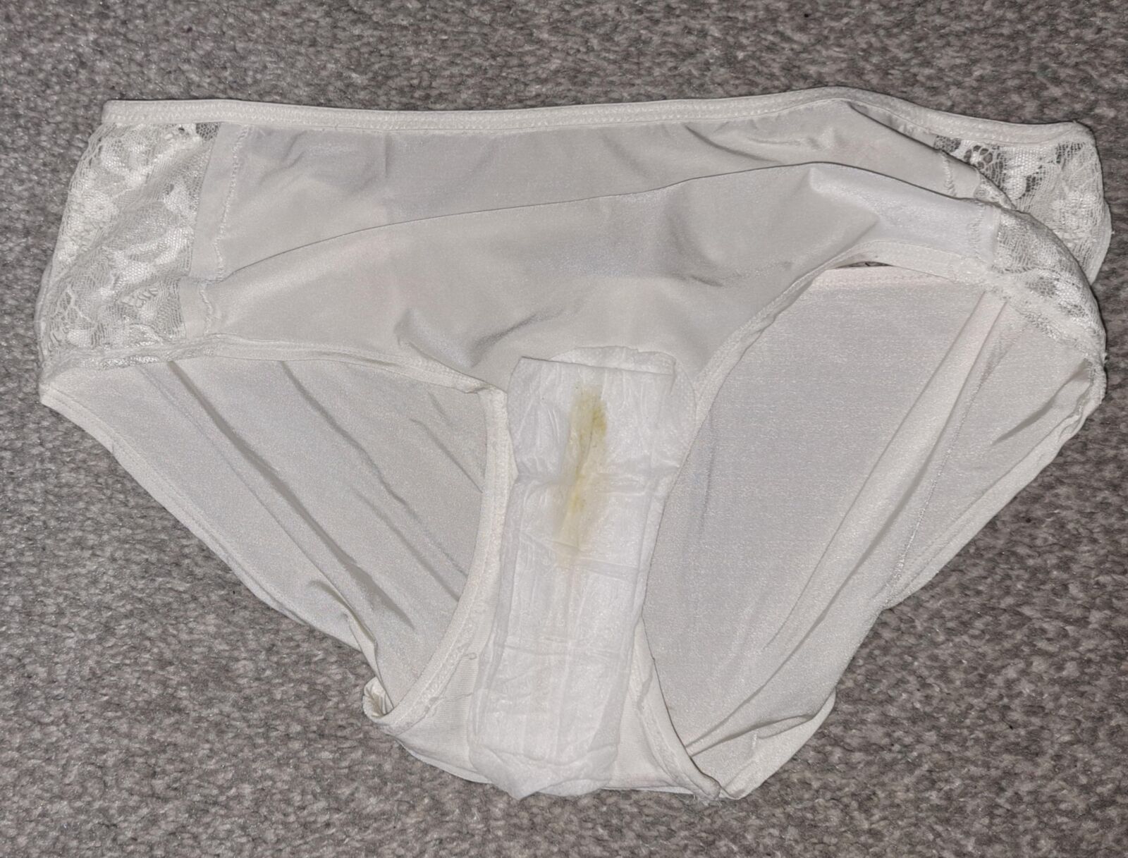 Wife's big Knickers with Panty liner