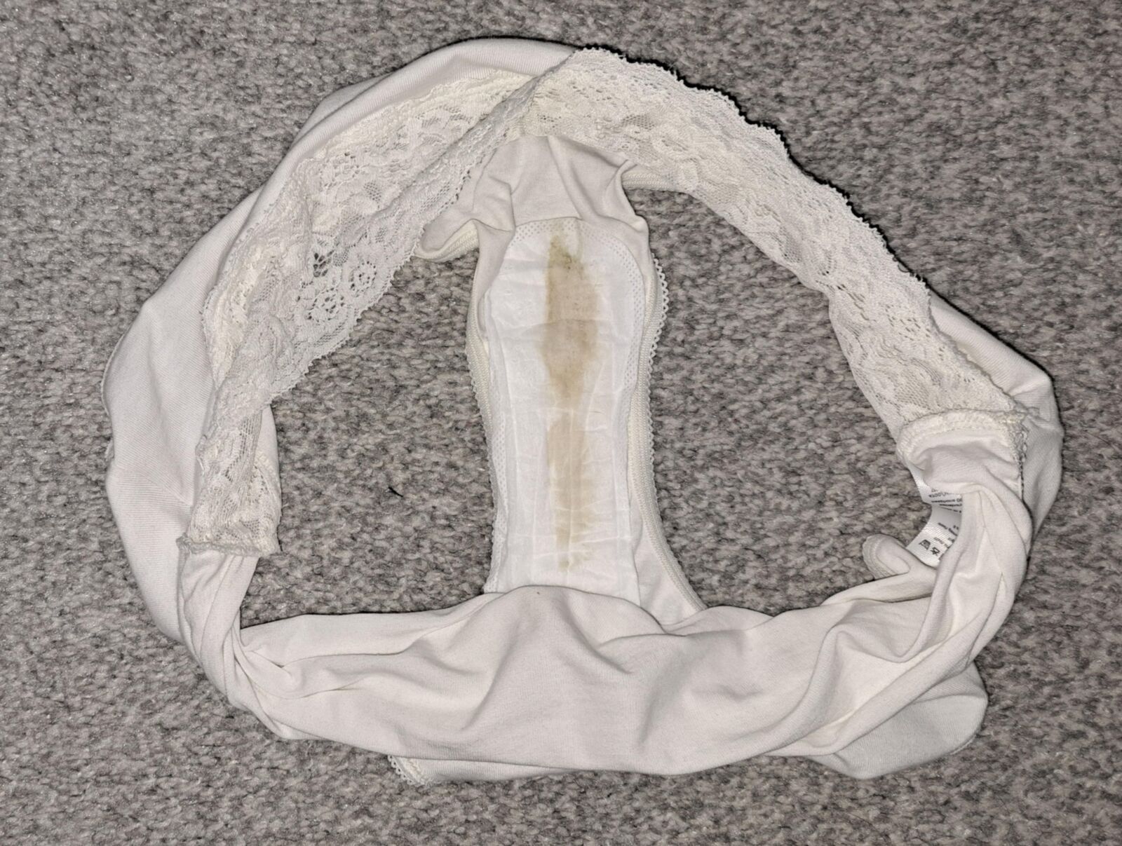 Wife's big Knickers with Panty liner