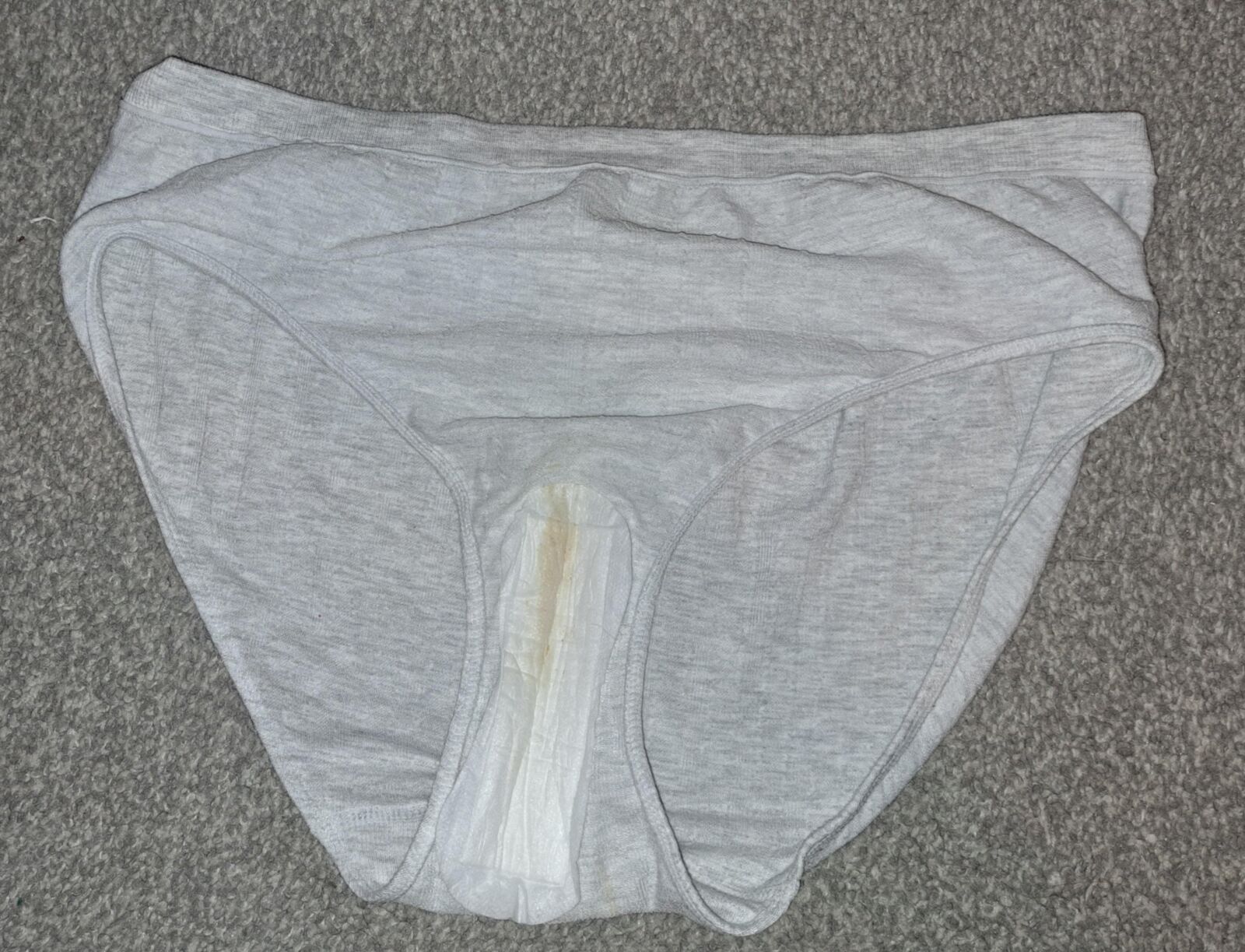 Wife's big Knickers with Panty liner