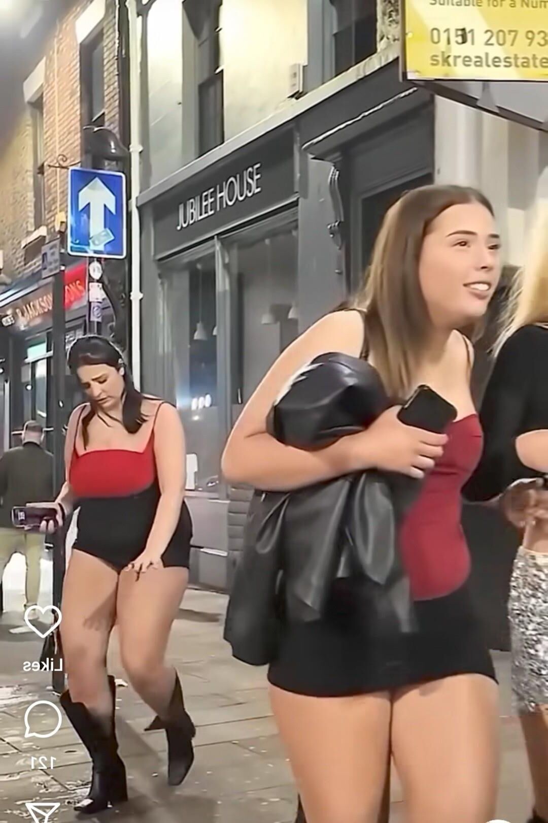 Candid street whores