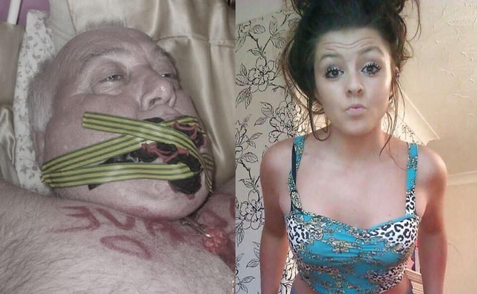 Trashy Chavgirls use mature men as their piggys