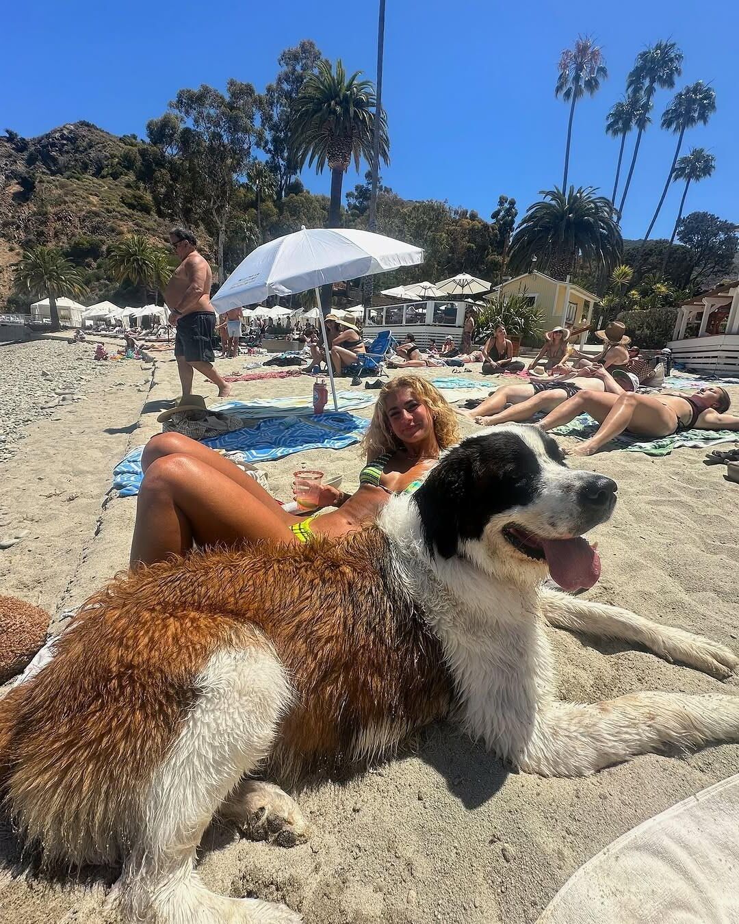 Garotas com seus cachorros façanha Claire.