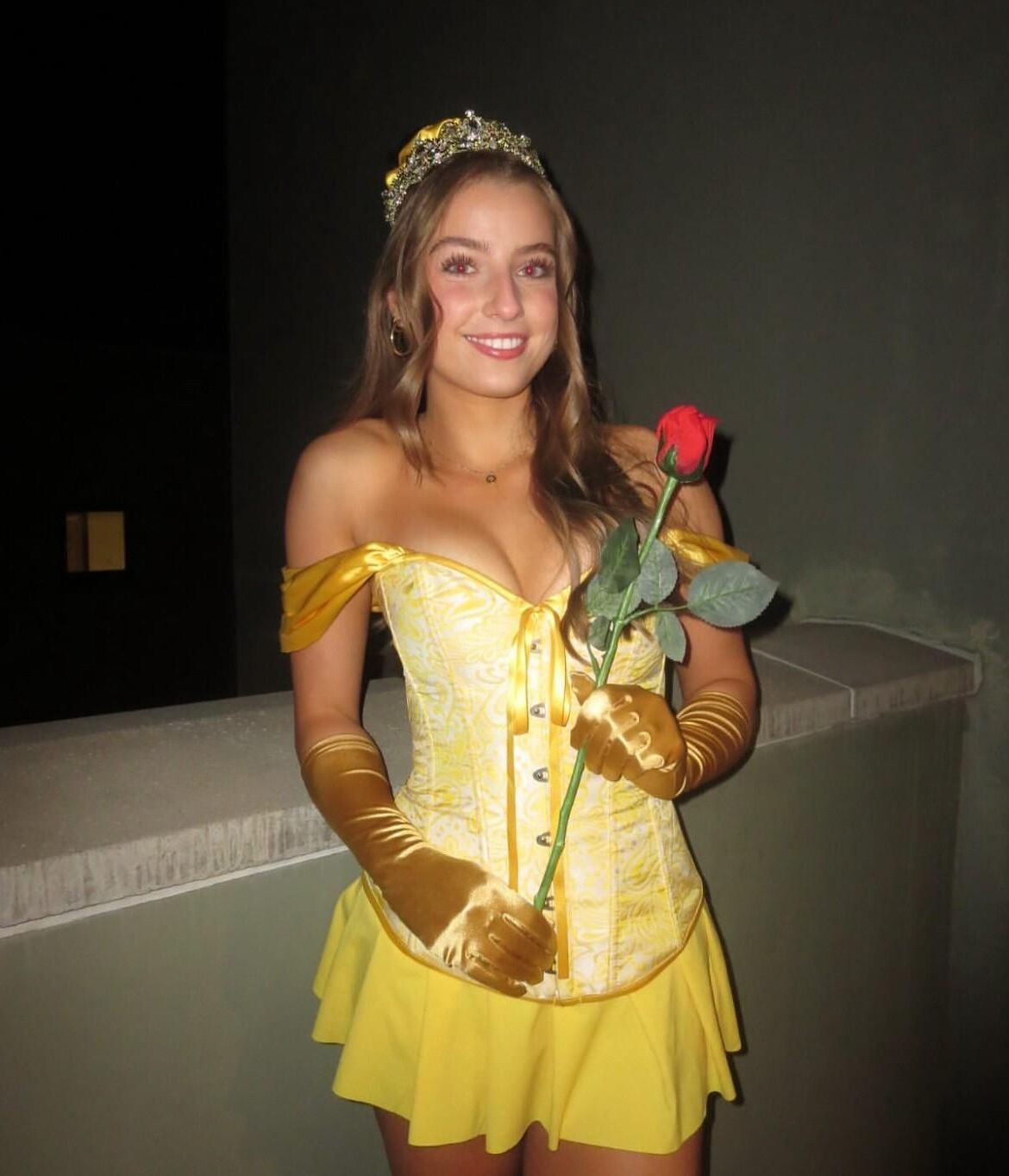 Disfraces de Halloween Princesas con Parte de Guantes de Satén