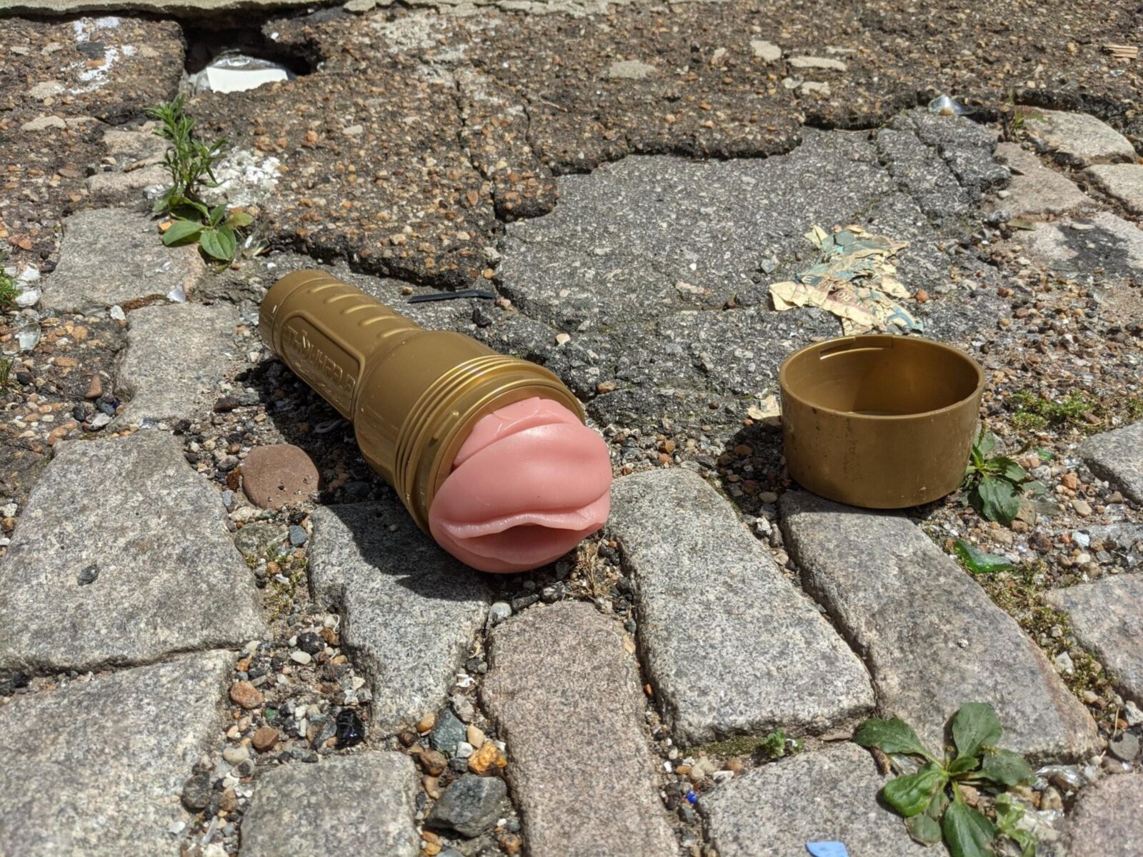 Spielzeug im Müll (Fleshlight Tenga Dildo Dolls ...)