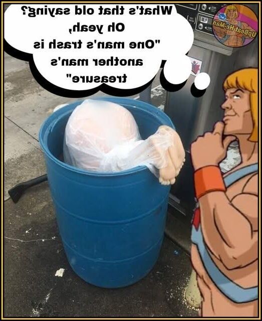 Toys in the trash ( Fleshlight Tenga Dildo Dolls ... )