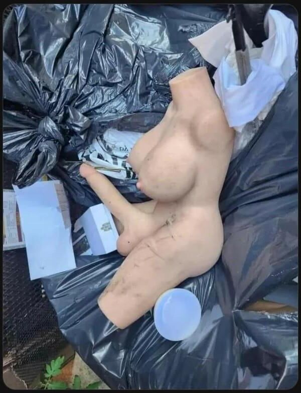 Toys in the trash ( Fleshlight Tenga Dildo Dolls ... )