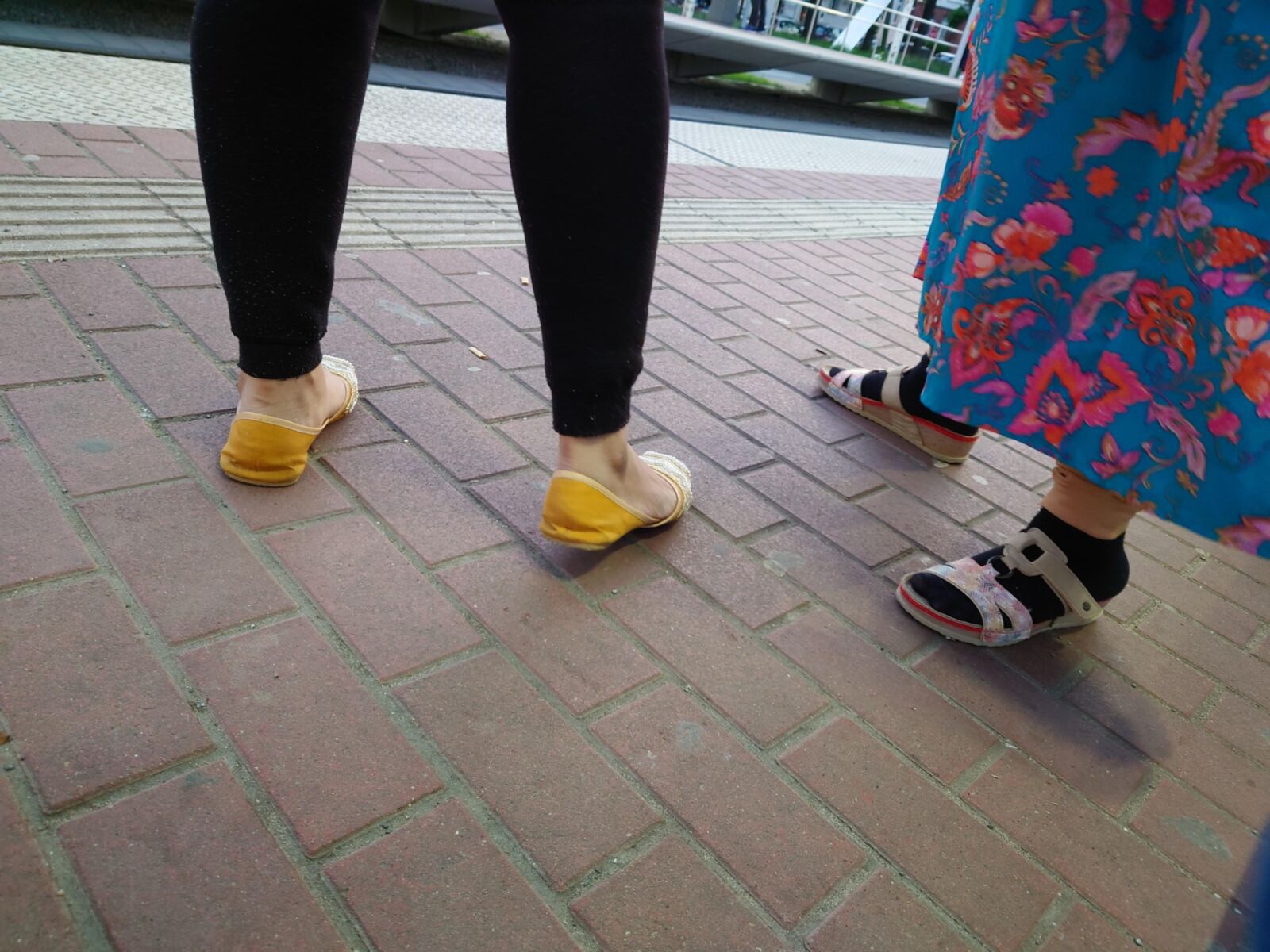 Chaussures indiennes bleues