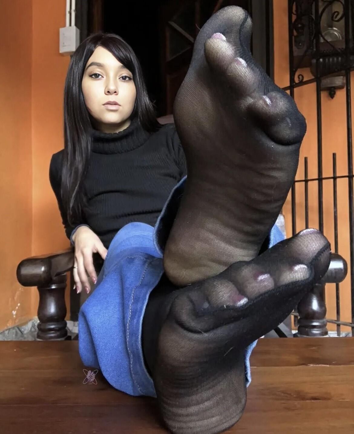 Feet, socks, and nylons 