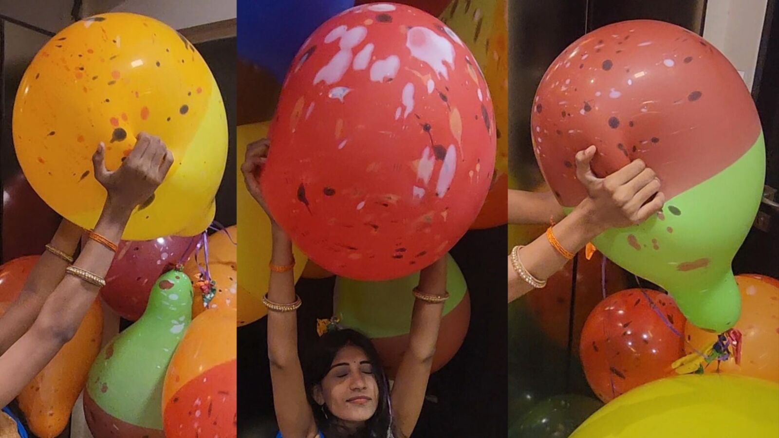 Girls and Balloons 