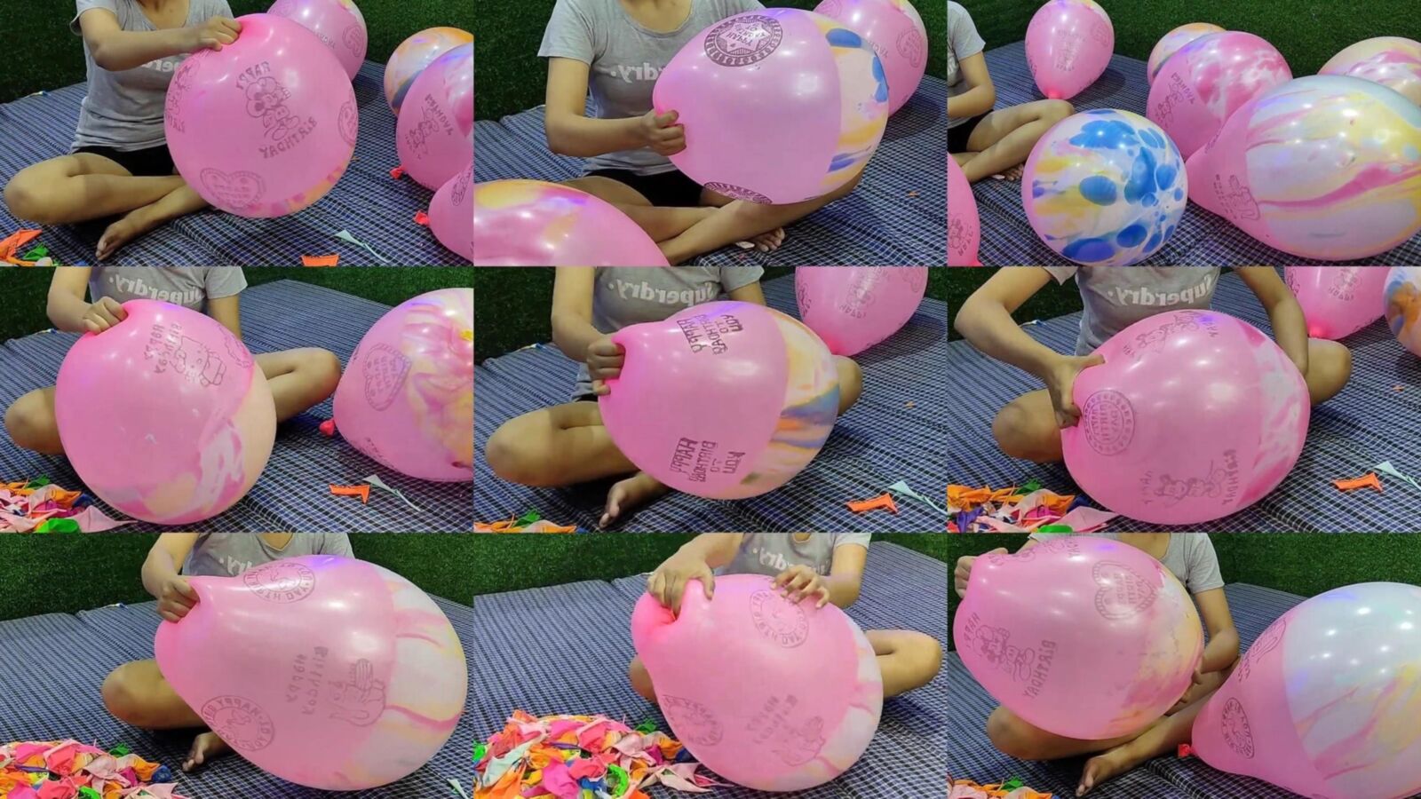 Girls and Balloons 