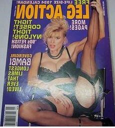 Más portadas de revistas de fetichismo de piernas de los viejos tiempos.