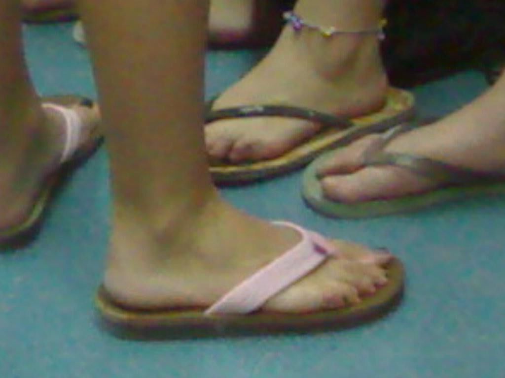 Madrid Metro Candid Feet