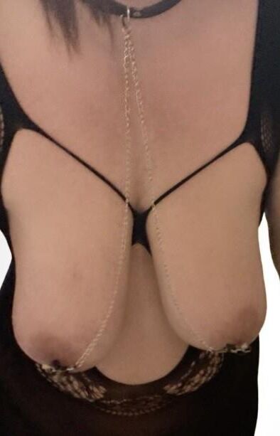 Weekend Fun With Wife Crop Tops and Nipple Clamps Natural Tits