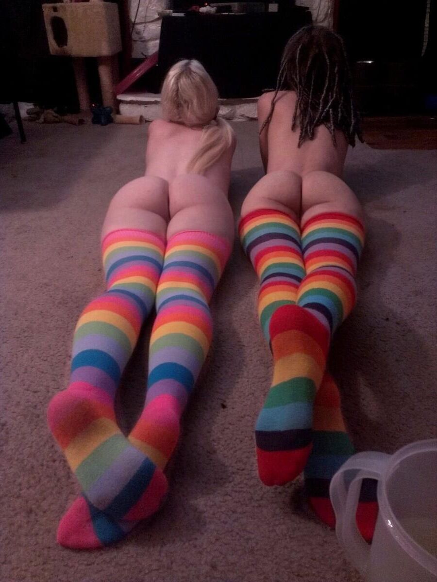 Chicas en calcetines