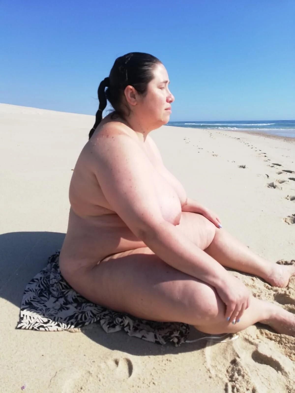 BBW Nudist и Pegging Par