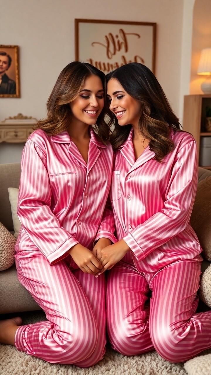 Satin Pyjama Babes