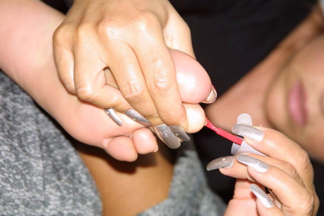 Amo la pedicura de las chicas