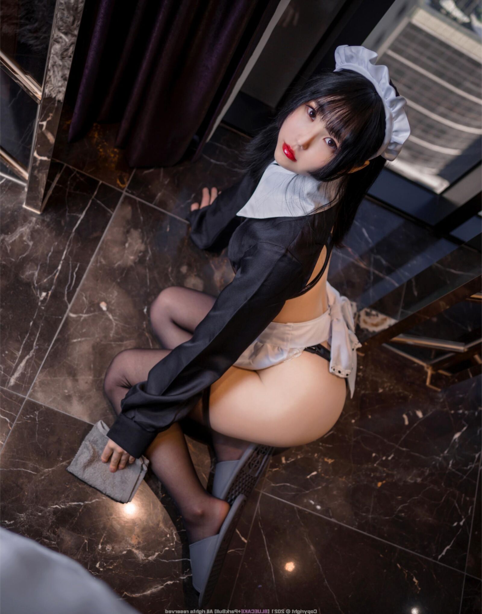 Jamong Latex Maid Slut Fetish