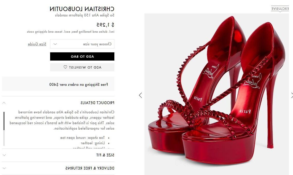 Saltos altos Louboutin ...