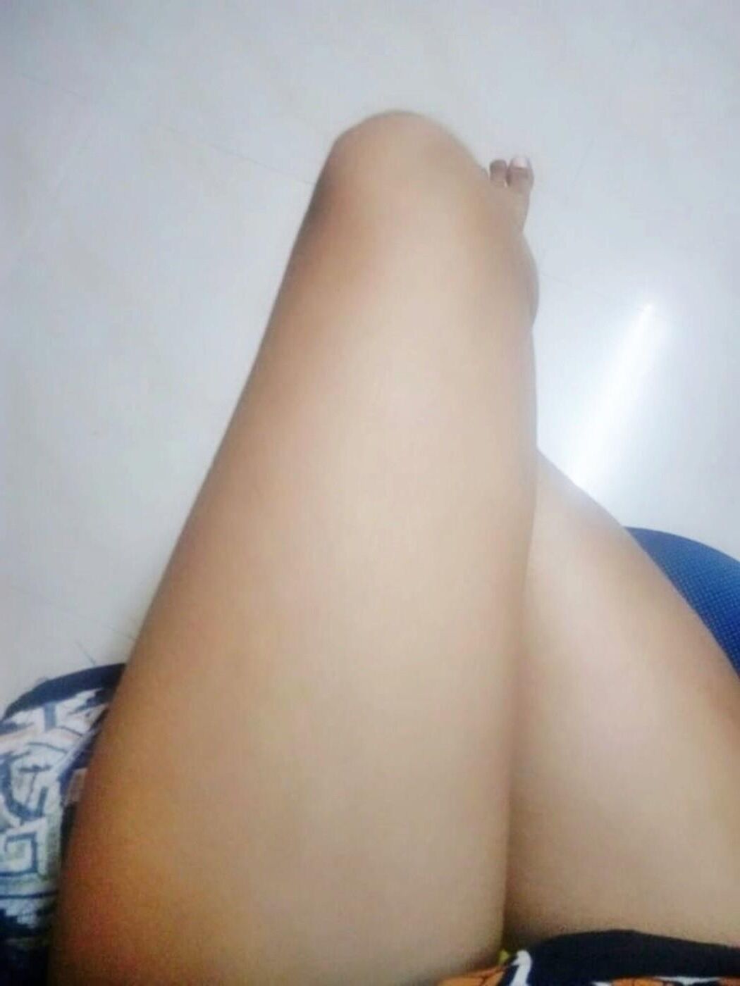 My Latino Hotwife showing off her thick thighs and yummy feet