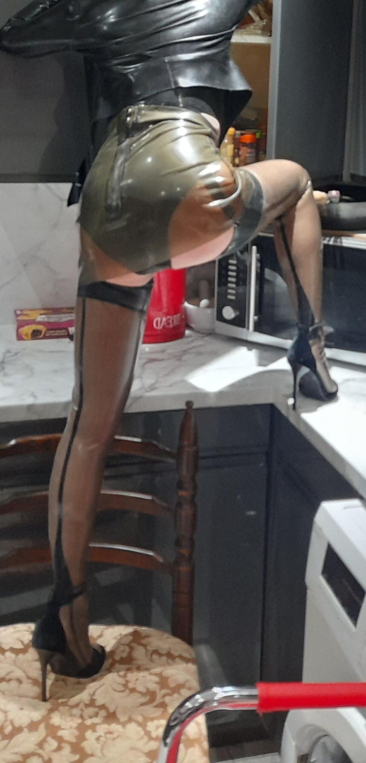 Mes nouveaux bas de latex