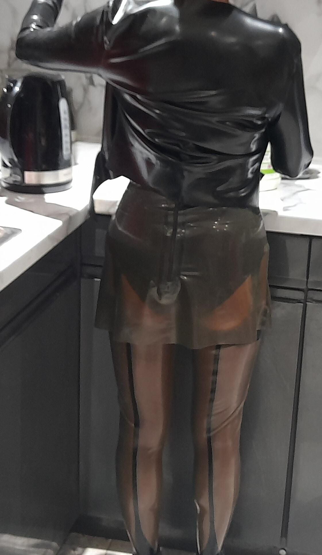 Mes nouveaux bas de latex